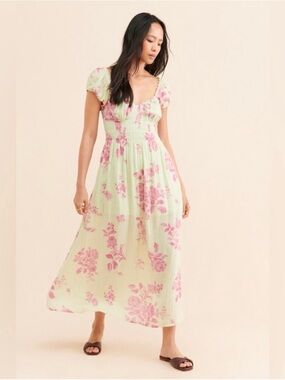 Free People Forget Me Not Maxi Dress - XS